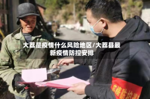 大荔是疫情什么风险地区/大荔县最新疫情防控安排