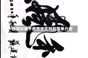 白纸坊属于疫情地区吗的简单介绍