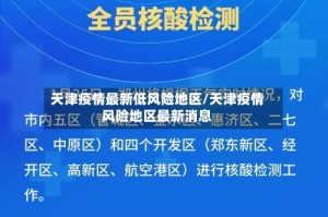 天津疫情最新低风险地区/天津疫情风险地区最新消息