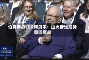 伯克希尔CEO阿贝尔：山火诉讼局势重回原点