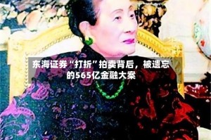 东海证券“打折”拍卖背后，被遗忘的565亿金融大案