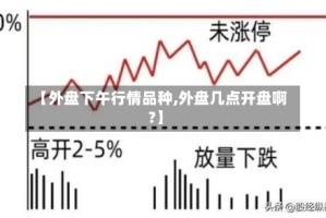 【外盘下午行情品种,外盘几点开盘啊?】