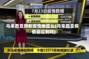 马来西亚限制疫情地区么(马来西亚疫情能控制吗)
