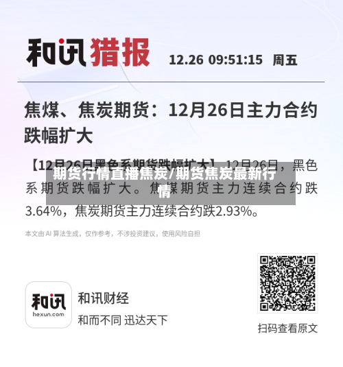 期货行情直播焦炭/期货焦炭最新行情-第1张图片
