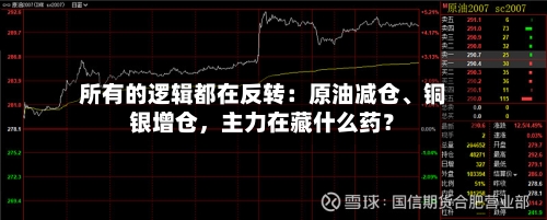 所有的逻辑都在反转：原油减仓、铜银增仓，主力在藏什么药？-第1张图片
