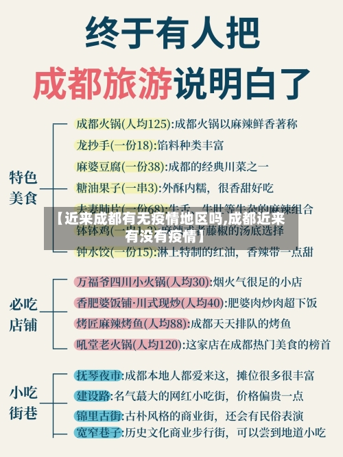 【近来成都有无疫情地区吗,成都近来有没有疫情】-第1张图片