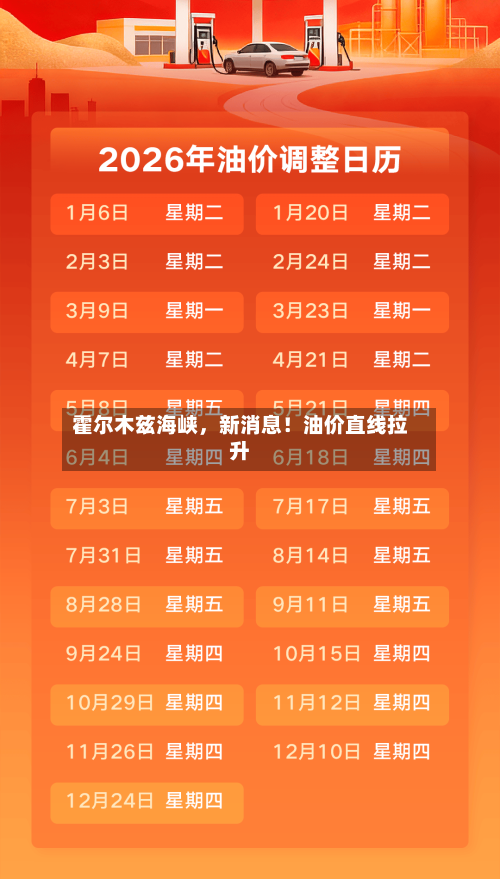 霍尔木兹海峡，新消息！油价直线拉升-第2张图片
