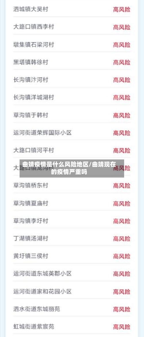 曲靖疫情是什么风险地区/曲靖现在的疫情严重吗-第2张图片