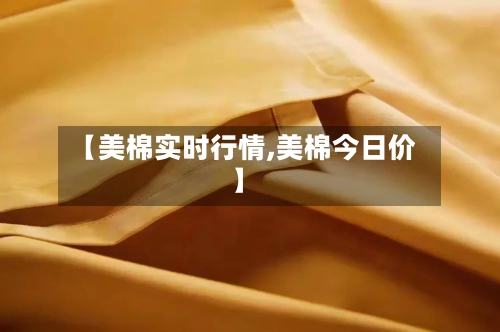 【美棉实时行情,美棉今日价】-第2张图片