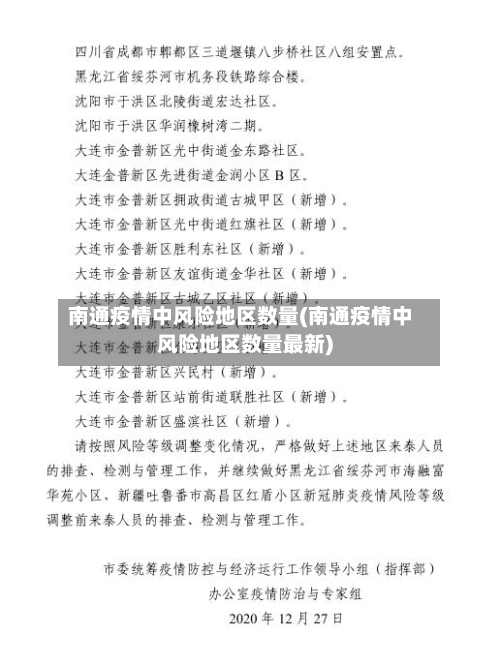 南通疫情中风险地区数量(南通疫情中风险地区数量最新)-第1张图片