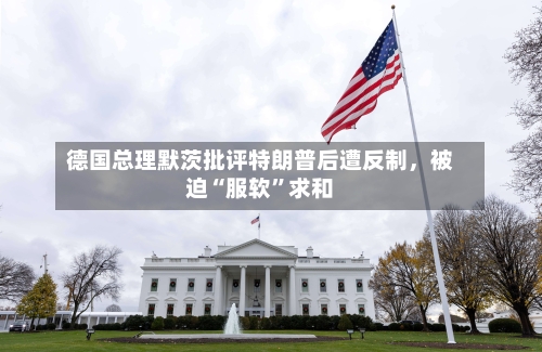 德国总理默茨批评特朗普后遭反制，被迫“服软	”求和-第1张图片