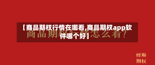 【商品期权行情在哪看,商品期权app软件哪个好】-第1张图片