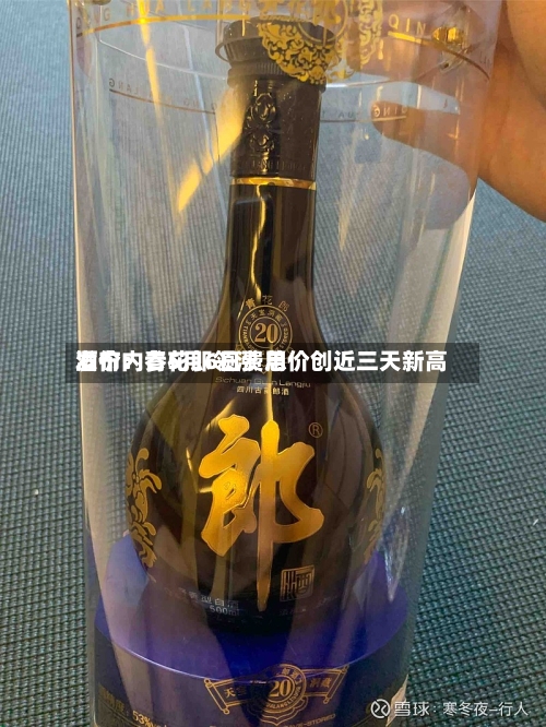 酒价内参5月6日费用发布：青花郎领涨 总价创近三天新高-第1张图片