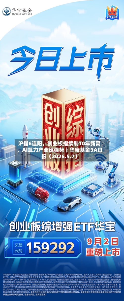沪指6连阳	，创业板指续刷10年新高，AI算力产业链强势｜华宝基金3A日报（2026.5.7）-第1张图片