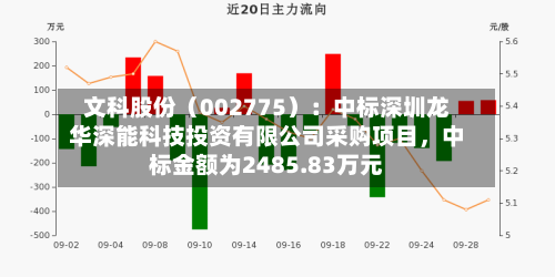 文科股份（002775）：中标深圳龙华深能科技投资有限公司采购项目，中标金额为2485.83万元-第2张图片