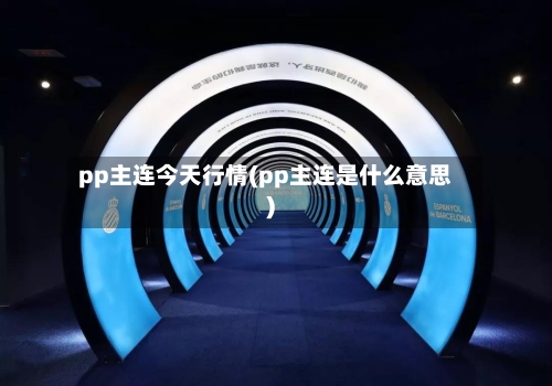 pp主连今天行情(pp主连是什么意思)-第3张图片