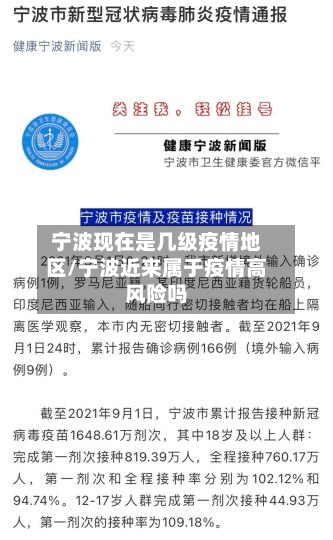 宁波现在是几级疫情地区/宁波近来属于疫情高风险吗-第1张图片