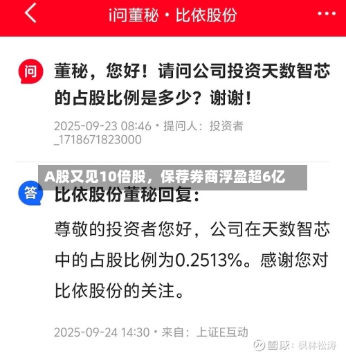 A股又见10倍股，保荐券商浮盈超6亿-第3张图片