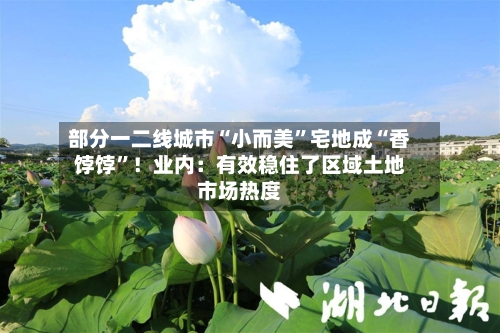 部分一二线城市“小而美	”宅地成“香饽饽”！业内：有效稳住了区域土地市场热度-第1张图片