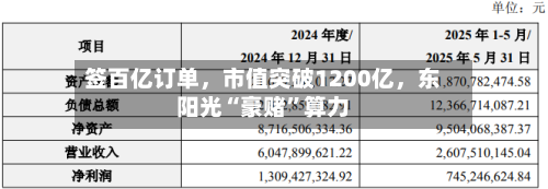 签百亿订单，市值突破1200亿，东阳光“豪赌”算力-第1张图片
