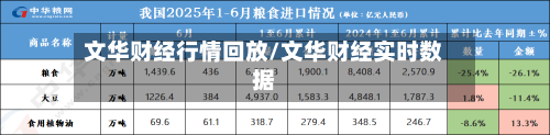 文华财经行情回放/文华财经实时数据-第1张图片