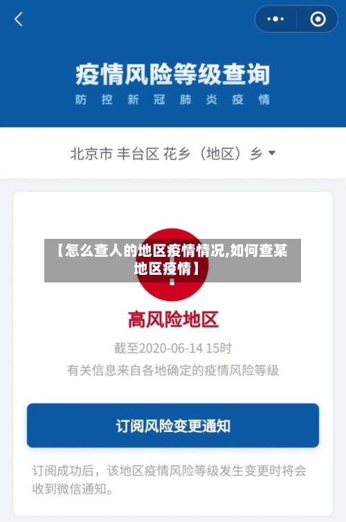 【怎么查人的地区疫情情况,如何查某地区疫情】-第1张图片
