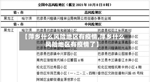 【萍乡什么风险地区有疫情,萍乡什么风险地区有疫情了】-第2张图片