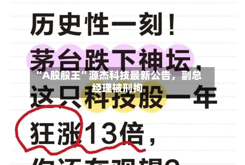 “A股股王	”源杰科技最新公告，副总经理被刑拘-第2张图片