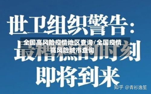全国高风险疫情地区查询/全国疫情高风险城市查询-第1张图片